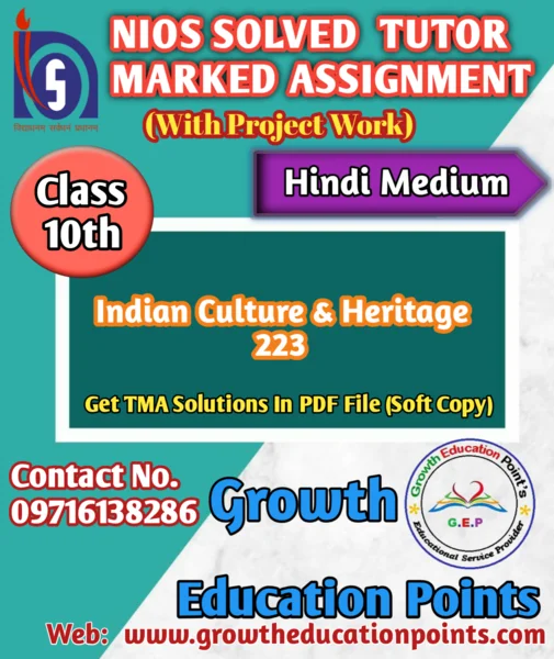 Nios IC&H-223 Solved Assignment
